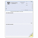 Manage your accounts with multi-use checks. These business checks are guaranteed to perform with your laser or inkjet printer! Includes personalization up to 4 lines and numbering. Security features reduce the risk of fraud.
