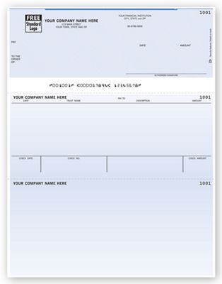 Laser Top Trust Account Checks - Office and Business Supplies Online - Ipayo.com