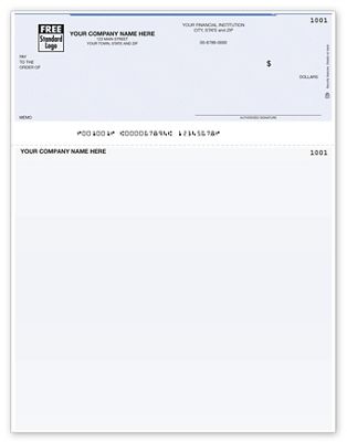 8 1/2 x 11 Laser Checks, Compatible With NetSuite