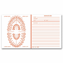 An easy, economical format for recording initial exams, findings, histories and cost estimates! Accurate charting and notes! Clean, unnumbered teeth diagrams for accurate charting. Ruled back for extra notes. Printed in orange ink on white bond paper.