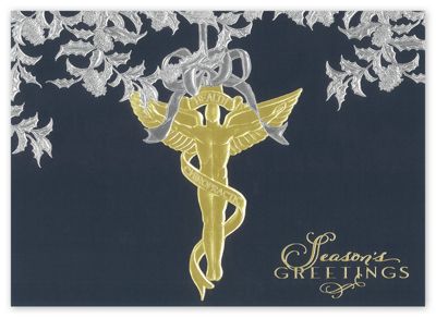 Golden Symbol Holiday Card - Office and Business Supplies Online - Ipayo.com