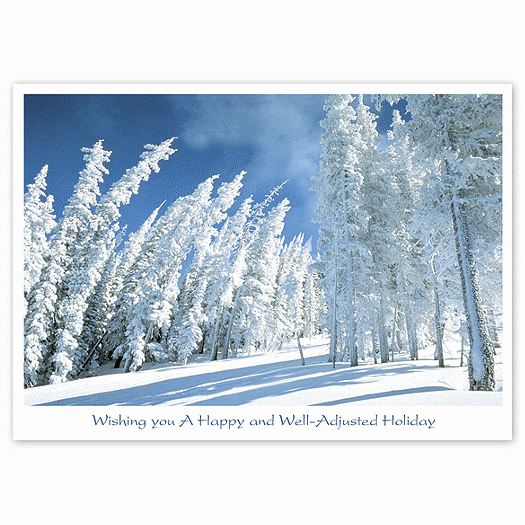Frosty Forest Holiday Card - Office and Business Supplies Online - Ipayo.com