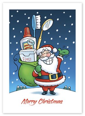 A Bagful of Smiles Holiday Card - Office and Business Supplies Online - Ipayo.com