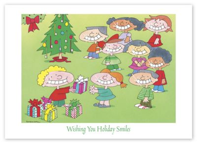 Gift of Smiles Holiday Card - Office and Business Supplies Online - Ipayo.com