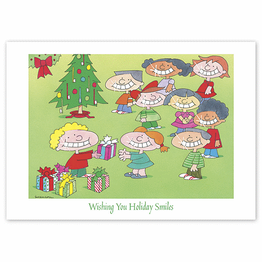 Gift of Smiles Holiday Card - Office and Business Supplies Online - Ipayo.com