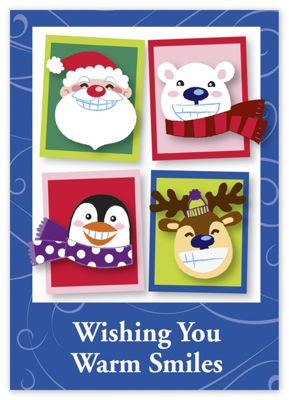 Warm Smiles Holiday Card - Office and Business Supplies Online - Ipayo.com