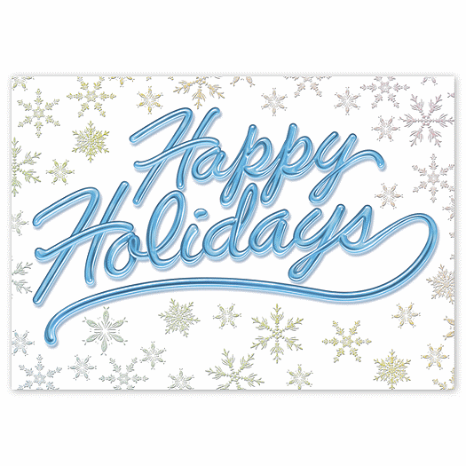 Sparkling Holiday Greetings Card - Office and Business Supplies Online - Ipayo.com