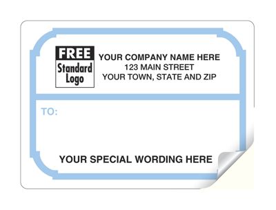 Roll Blue Border Mail Label - Office and Business Supplies Online - Ipayo.com