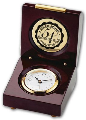 Rosewood Bantam Captains Clock - Office and Business Supplies Online - Ipayo.com