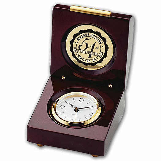 Rosewood Bantam Captains Clock - Office and Business Supplies Online - Ipayo.com