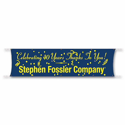 15 x 4 Jumbo Banner - Logo 42 - Office and Business Supplies Online - Ipayo.com