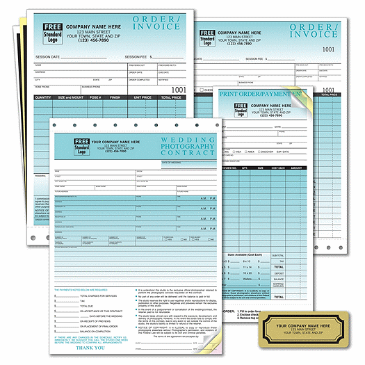 Business Forms for Photographers - Business Starter Kit - Office and Business Supplies Online - Ipayo.com