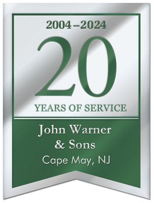 1 1/2 x 2 Personalized Anniversary Seal Rolls