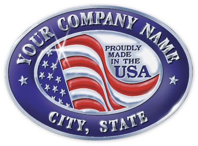 2 3/4 X 2 Personalized Made in America Seal MA-1
