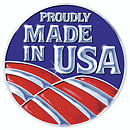 3/4  Circle Made in America Seal