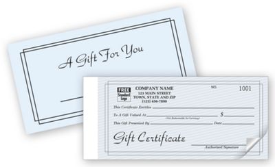 Contemporary Gift Certificate Snapsets - Office and Business Supplies Online - Ipayo.com