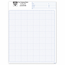 8 1/2 x 11 Graph Paper 1/8 , Padded