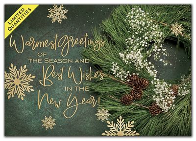 Evergreen Greetings Holiday Cards