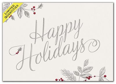 Shimmering Wishes Holiday Cards