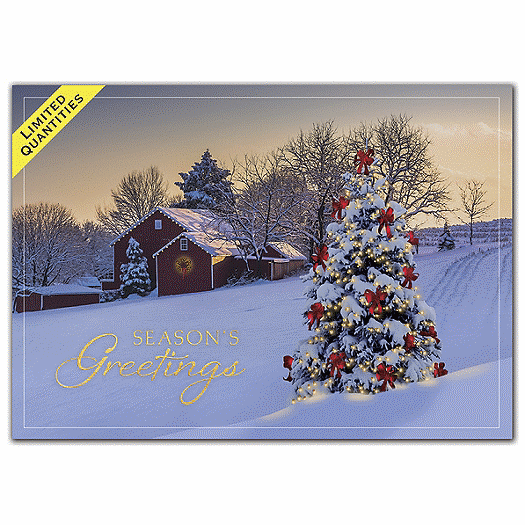 Country Morning Holiday Cards