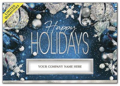 Lustrous Ornaments Holiday Cards