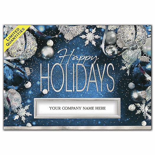 Lustrous Ornaments Holiday Cards