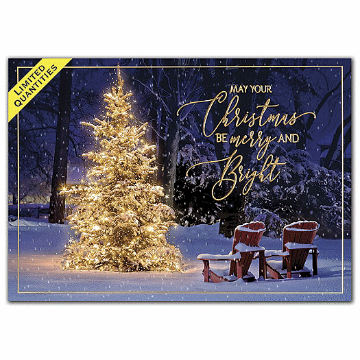Peaceful Glow Christmas Cards