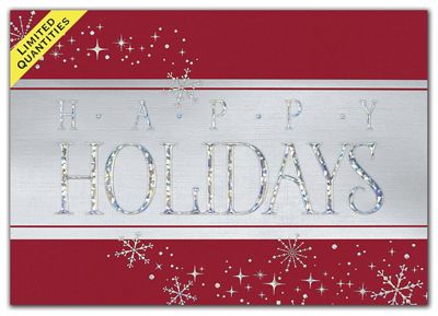 Sparkling Sentiment Holiday Cards