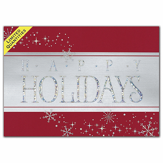 Sparkling Sentiment Holiday Cards