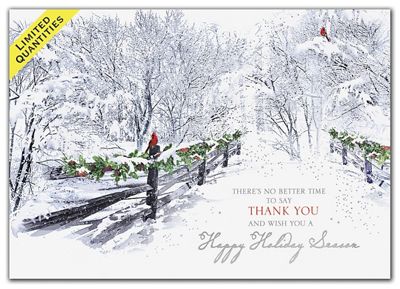 Wishful Thanking Holiday Cards