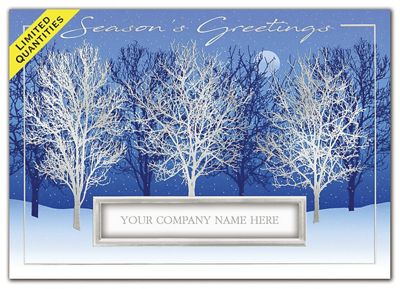 Silver Moon Holiday Cards