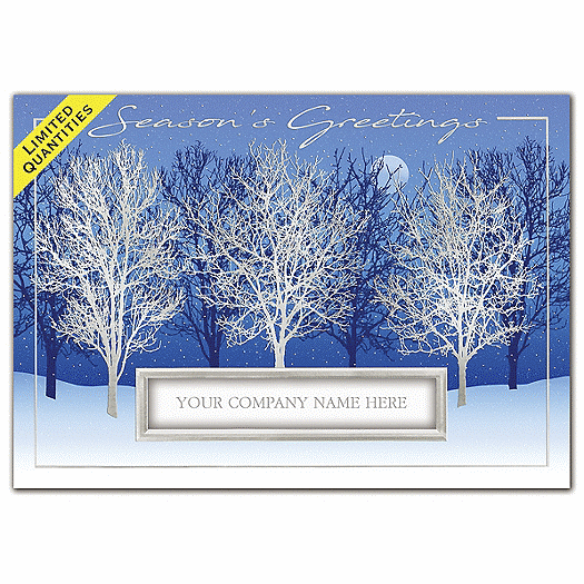 Silver Moon Holiday Cards