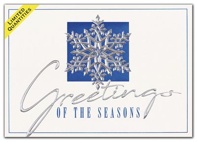 Snowflake Hero Holiday Cards