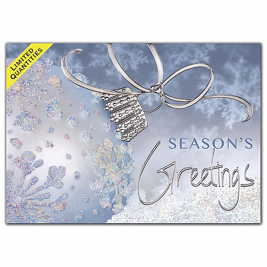 Blue Jewelled Holiday Cards