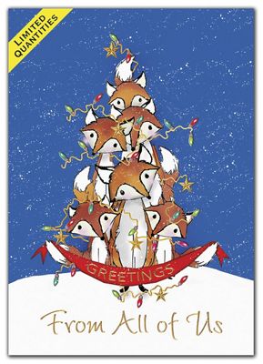 Foxy Friends Holiday Cards