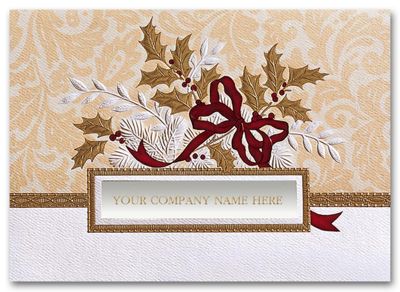 Golden Holly Card - Office and Business Supplies Online - Ipayo.com
