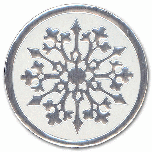 Round Snowflake Christmas Envelope Seal - Office and Business Supplies Online - Ipayo.com
