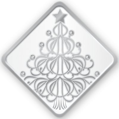 Silver Christmas Tree Envelope Seal - Office and Business Supplies Online - Ipayo.com
