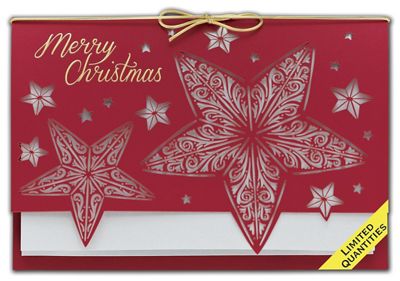 Stars Come Out Laser Cut Christmas Cards
