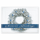 7 7/8 x 5 5/8 Sterling Wreath Holiday Cards