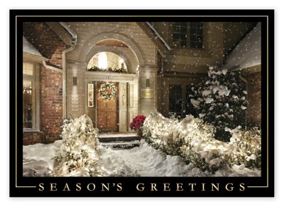 7 7/8 x 5 5/8 Bright Welcome Holiday Cards