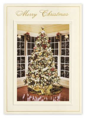 5 5/8 x 7 7/8 Bright Reflections Christmas Cards