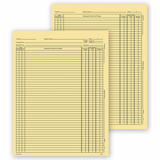 Continuation Exam Records, Letter, with Account Record