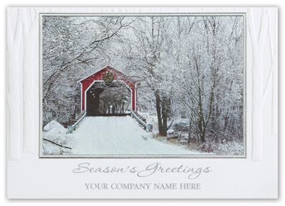 7 7/8 x 5 5/8 Sweet Serenity Bridge Holiday Cards