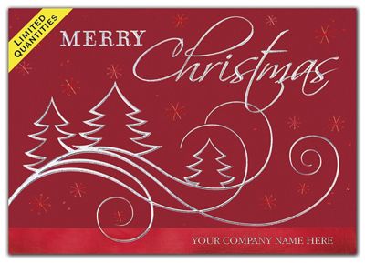 7 7/8 x 5 5/8 Swirling with Delight Christmas Cards