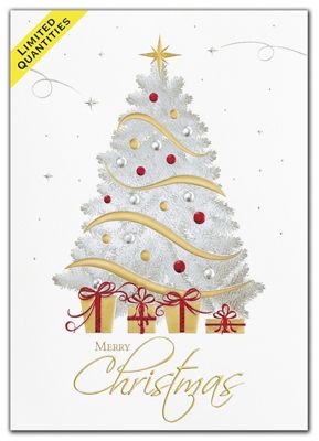 5 5/8 x 7 7/8 Golden Gifts Christmas Cards