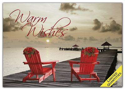 7 7/8 x 5 5/8 Boardwalk Greetings Holiday Cards