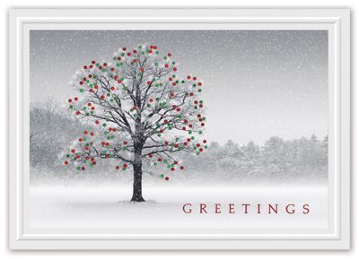 7 7/8 x 5 5/8 Winter Jewels Holiday Cards