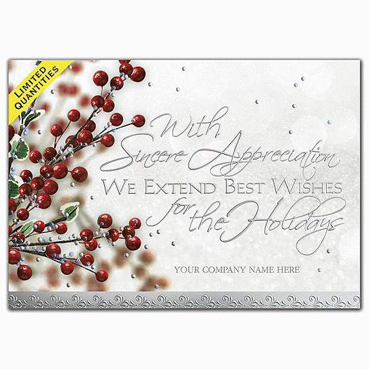 Berries & Wishes Holiday Cards