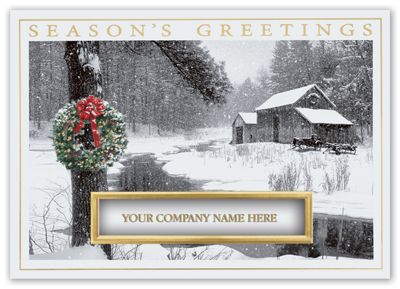 7 7/8 x 5 5/8 Winter Retreat Holiday Cards